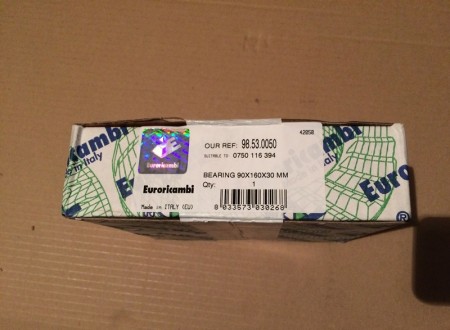 ПОДШИПНИК ШАРИКОВЫЙ 90&sbquo;0х160&sbquo;0х30&sbquo;0 (ст. 0750.116.002) TAS